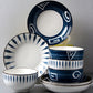 Japanese Chiba Ceramic Luxury Dish Dinnerware Set