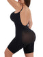 Simple Waist Fitted Belly Contracting And Hip Lifting Exposed Back Beauty Back Boxer Jumpsuit