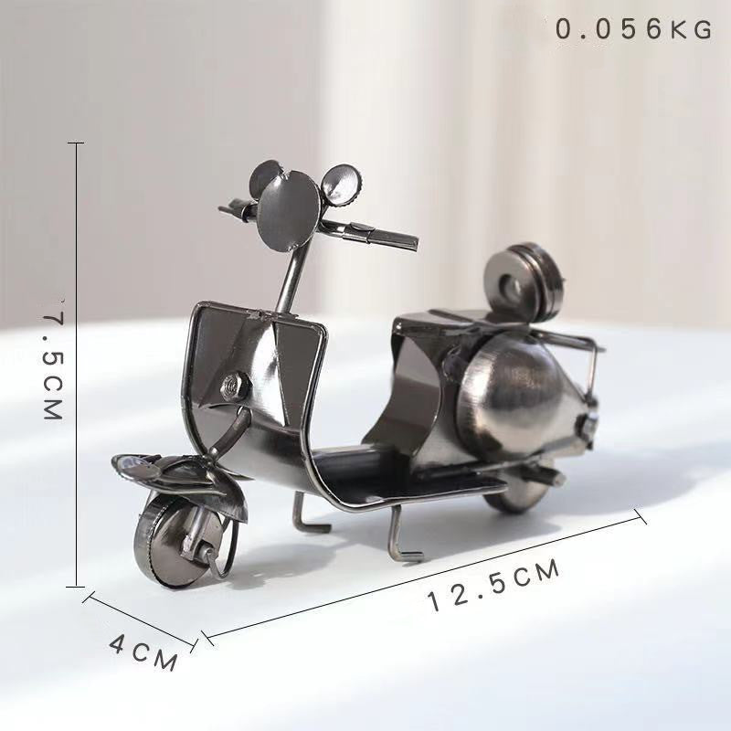 Iron Scooter Model Ornaments Home Decoration Metal Craft Gifts Gift Ornaments