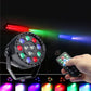 LED12pcs Par Light RGBW Remote Control Par Light Dyeing Background Light