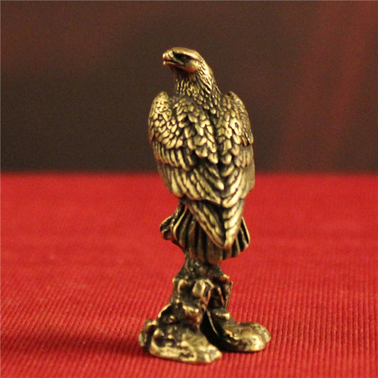 Brass Eagle Eagle Looking Ahead Bronze Sculpture