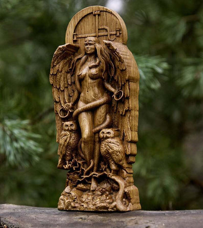 Resin Greek Goddess Statue Pagan Altar Garden Sculpture