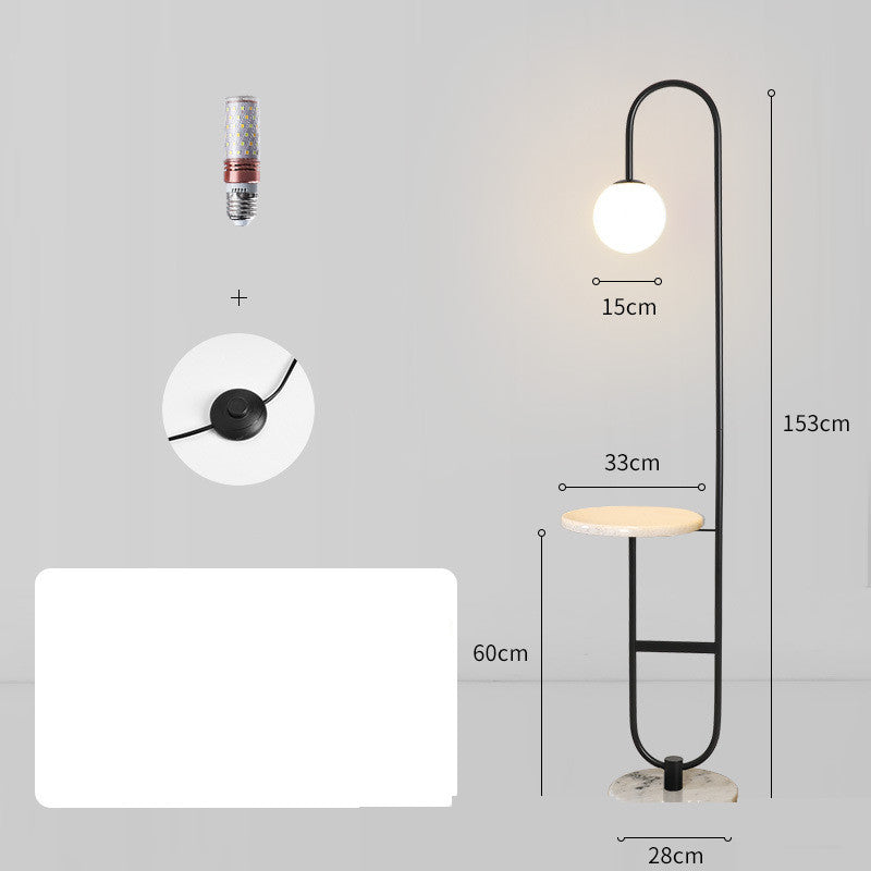 One Piece Minimalist Bedroom Bedside Lamp