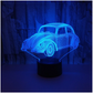 Colorful Touch Remote Control LED Visual Light Gift 3D Small Table Lamp