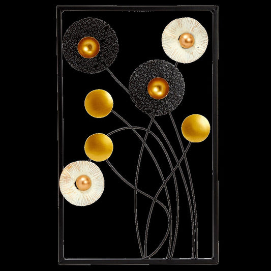 17 inch metal wall art panel decor