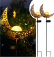 LED Solar Flame Light Metal LED Garden Light Flame Effect Lamp Waterproof Outdoor Lights Landscape Lights Solar Decorative Light