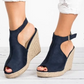 Fashion Women Platform Sandals Peep Toe Spartan Sandals Women Summer Wedges High Heel Shoes