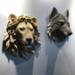 Animal head wall hanging