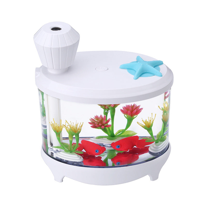 Fish tank lamp humidifier