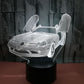 Led Night Light Colorful Light Touch Table Lamp 3D Table Lamp