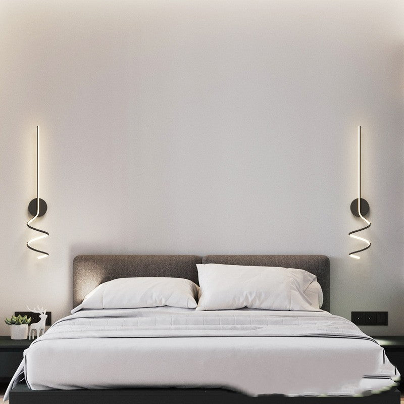 Wall Lamp Minimalist Line Bedroom Bedside Lamp