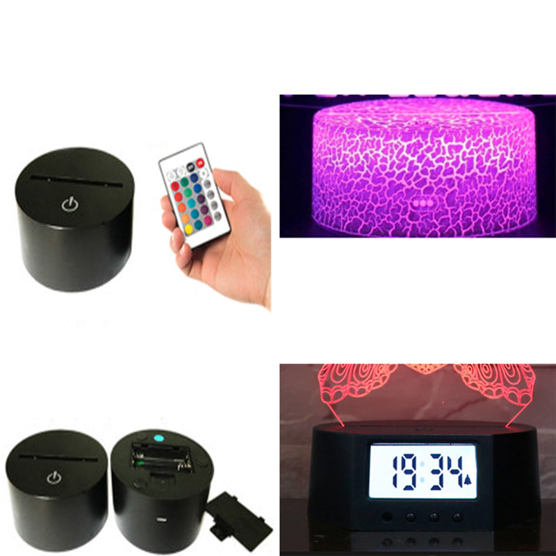 Helicopter series 3D night light colorful touch led desk lamp