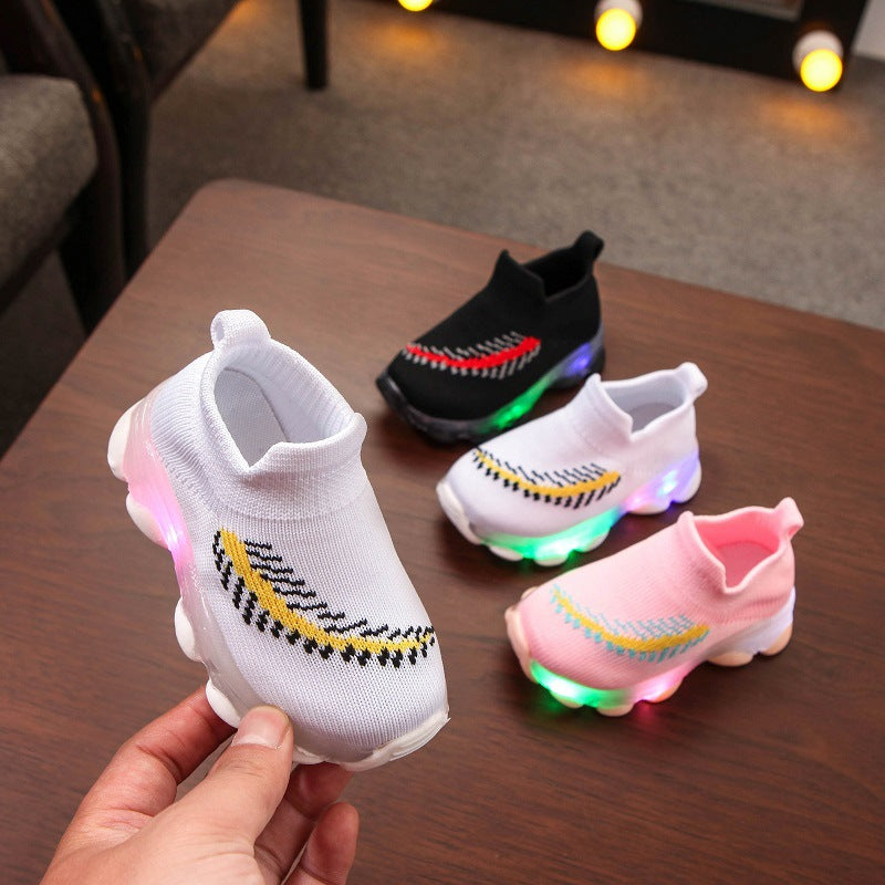 Sensor Light Led Light Socks Shoes Boys And Girls Light Shoes