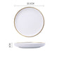 Luxury White Ceramic Stoneware Dinnerware Set