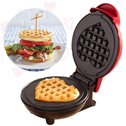 Children's Heart Shape Iron Waffle Maker