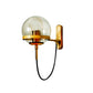 Glass Ball Wall Lamp Retro Restaurant Simple Hotel Bedside Lamp