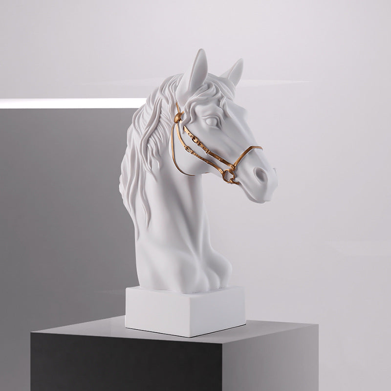 Nordic Style Creative Art Horse Sculpture Decoration Modern