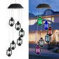 Changing Solar Powered Lanterns Wind Chime Wind Mobile LED Light