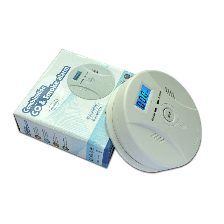 Household Carbon Monoxide Detector, Smoke Sensor Alarm