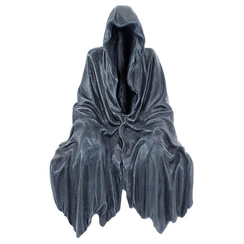 Reaper Sitting Statue Secret Style Crafts Gothic Creeper Resin Sitting Statue Ornaments