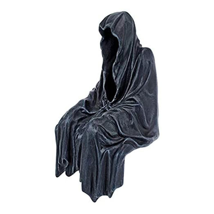 Reaper Sitting Statue Secret Style Crafts Gothic Creeper Resin Sitting Statue Ornaments