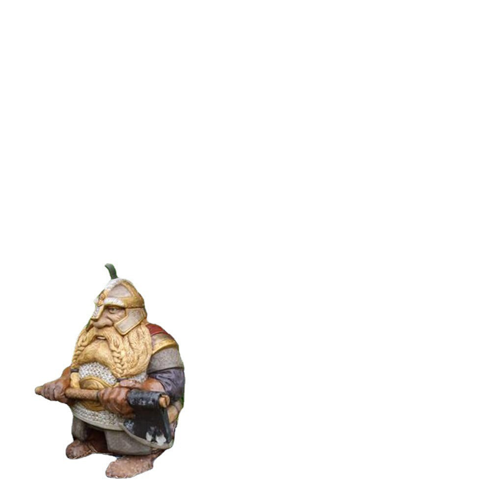 Creative And Simple Resin Dwarf Old Man Statue