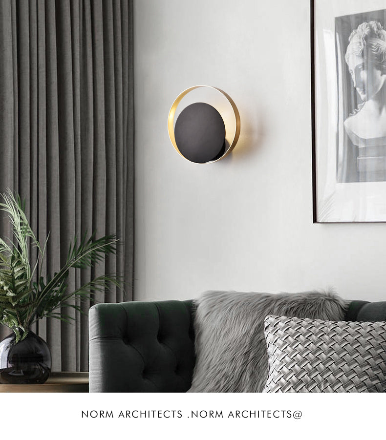 Nordic Wall Lamp Creative Personality Living Room Black Wall Lamp