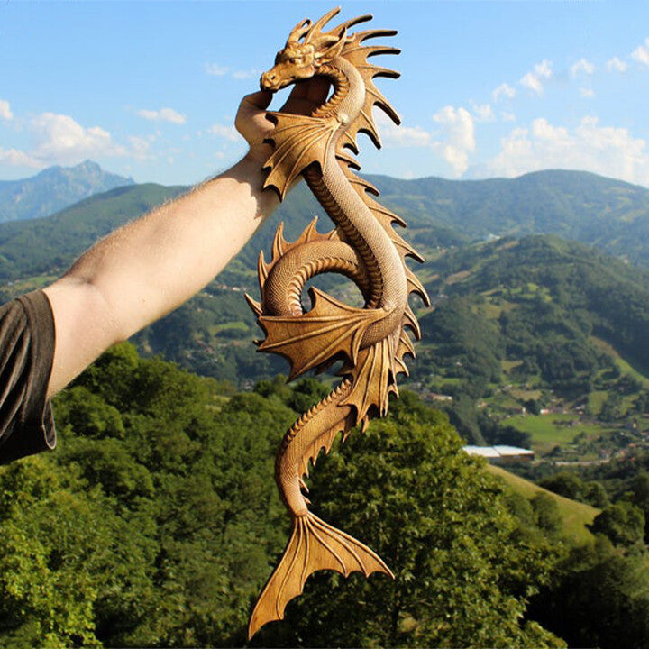 Dragon Resin Sculpture Art Wall Decoration