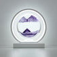 3D Glass Quicksand Hourglass Intelligent Night Light