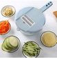 8 In 1 Mandolin Kitchen Slicer With Strainer