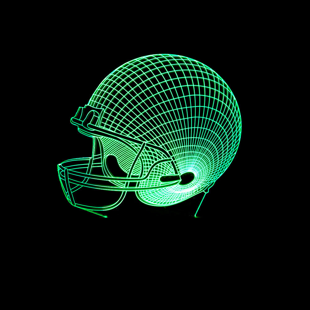 Football Helmet 3D Table Lamp