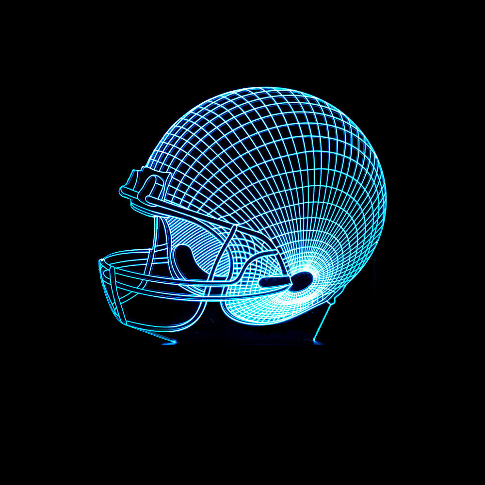 Football Helmet 3D Table Lamp