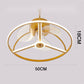 Ceiling Fan Lamp Nordic Creative Modern Invisible Chandelier