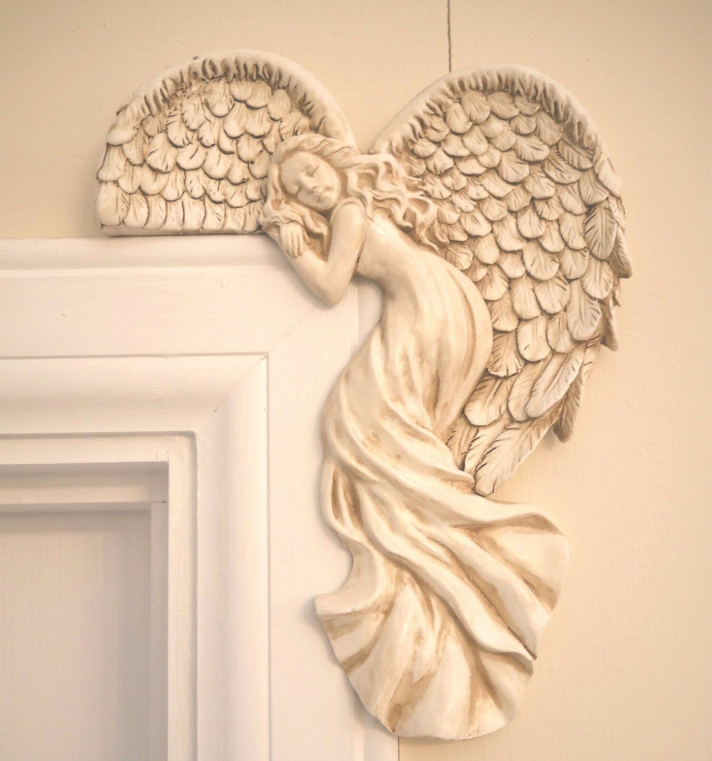 Door Frame Angel Wings Sculpture Resin Crafts