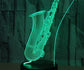 Saxophone 3D Night Light In 7 Colors