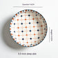 Underglaze Round Plate Ceramic Household Creative Seasoning Saucer Dish