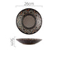 Individuality Stoneware Tableware Japanese Style Retro Plate Set