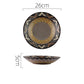 Individuality Stoneware Tableware Japanese Style Retro Plate Set