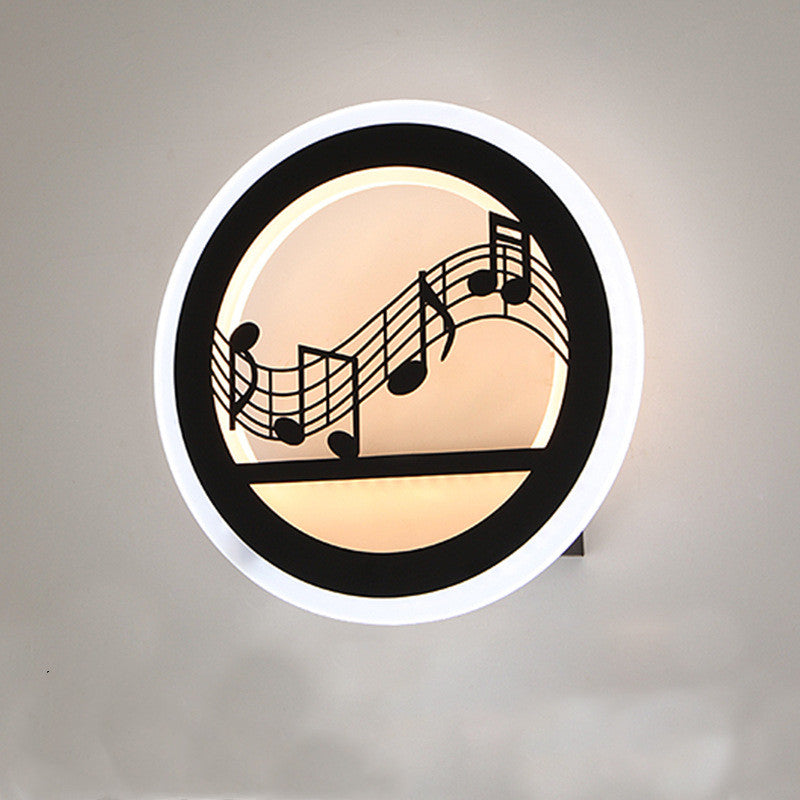 Wall lamp bedroom bedside lamp creative boy and girl living room