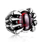 Men's Vintage Personality Titanium Steel Inlaid Zircon Ring