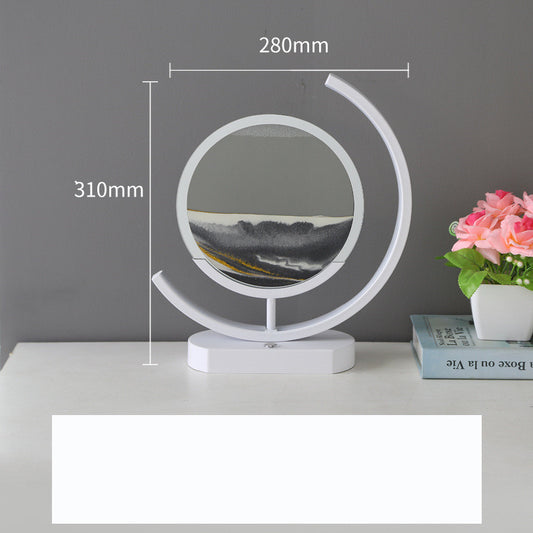 Modern 3D Hourglass Quicksand Art Intelligent Lamp