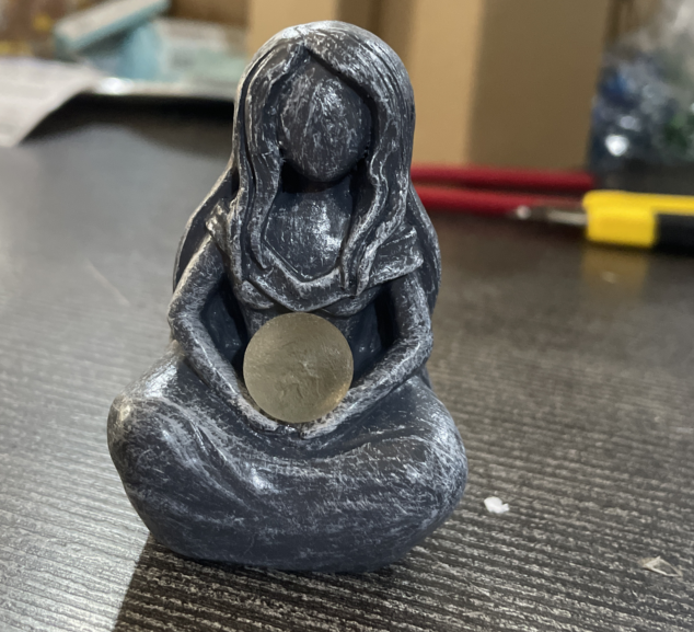 Moon Goddess Statue Resin Craft Pendulum Piece