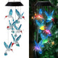 Outdoor Patio Solar Hummingbird Models Garden Decorative Lights