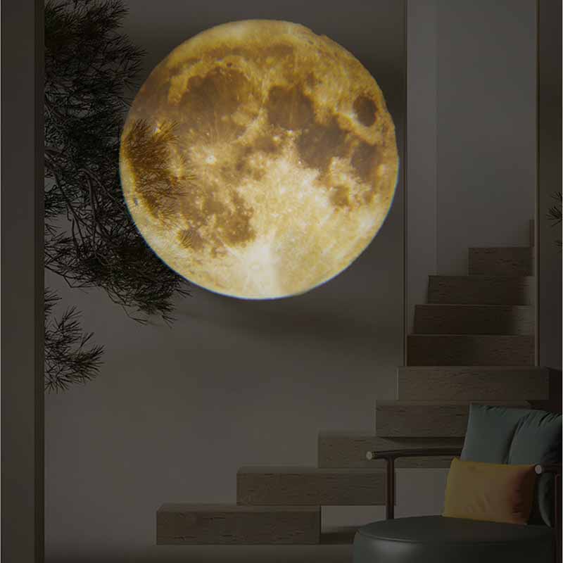 Creative Earth Moon Projection Lamp Photo Prop Light