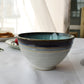 Luxury Blue Turquoise Blossom Crackle Glaze Stoneware Pottery Dinnerware Set