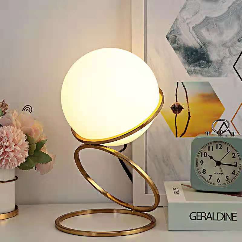 Modern Bedroom Bedside Ball Table Lamp