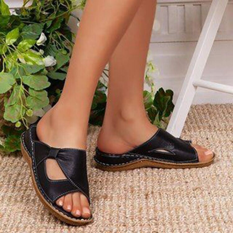 Platform Sandals Women Outdoor Beach Slippers Retro Roman Shoes Summer