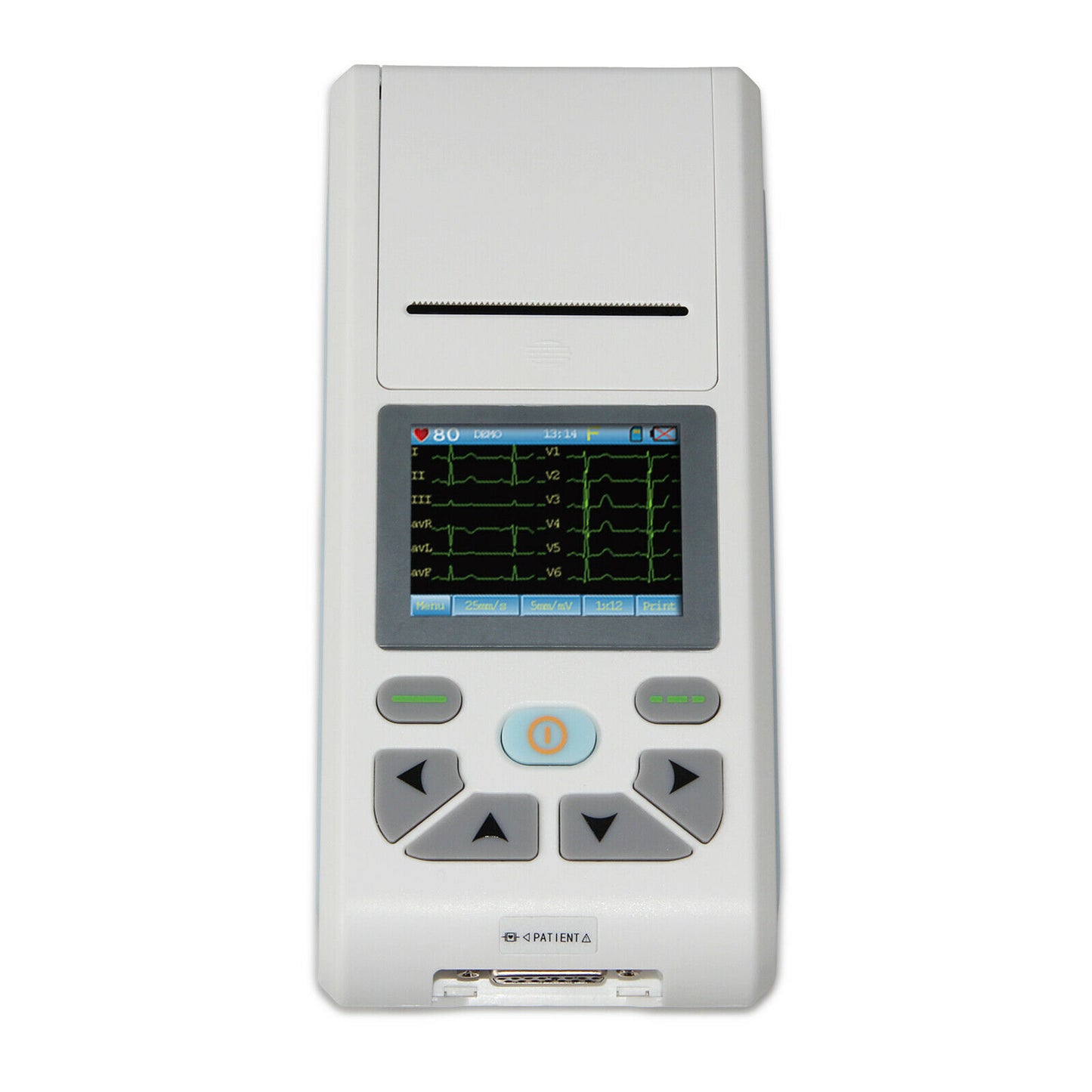 Touch Screen Electrocardiograph CONTEC ECG90A 12 Lead ECG EKG Machine Sync PC Software