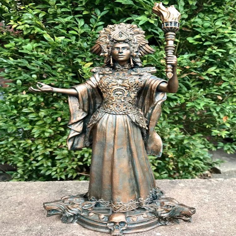 Witchcraft Goddess And Magic Statue