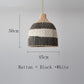 Nordic Creative Design Cafe Rattan Chandelier